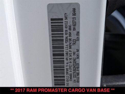 Used 2017 RAM ProMaster 1500 w/ Interior Convenience Group image 30