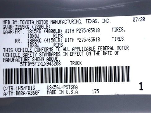 Used 2020 Toyota Tundra SR5 w/ TRD Off-Road Package image 47