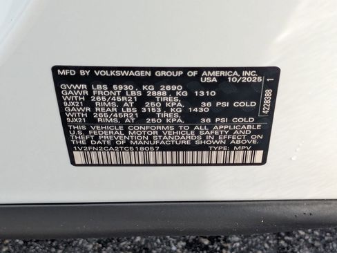 New 2026 Volkswagen Atlas SEL Premium R-Line image 41