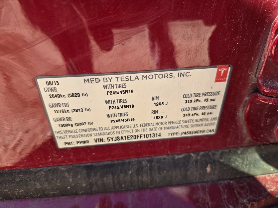 Used 2015 Tesla Model S 85D AWD/4WD image 14
