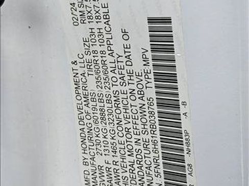 Used 2024 Honda Odyssey EX-L image 15