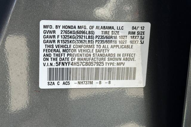 Used 2012 Honda Pilot EX-L image 34
