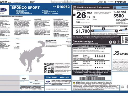 Used 2023 Ford Bronco Sport Heritage AWD/4WD image 34