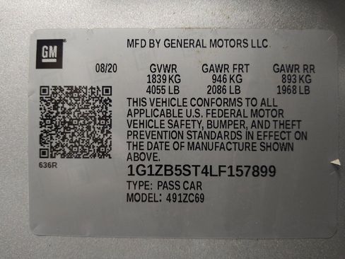 Used 2020 Chevrolet Malibu LS FWD image 33