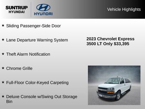 Used 2023 Chevrolet Express 3500 LT w/ LT Preferred Equipment Group RWD image 16