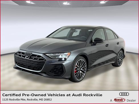 Certified 2025 Audi S3 Prestige w/ Prestige Package AWD/4WD image 1
