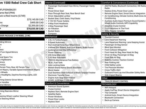 Certified 2025 RAM 1500 Rebel image 42