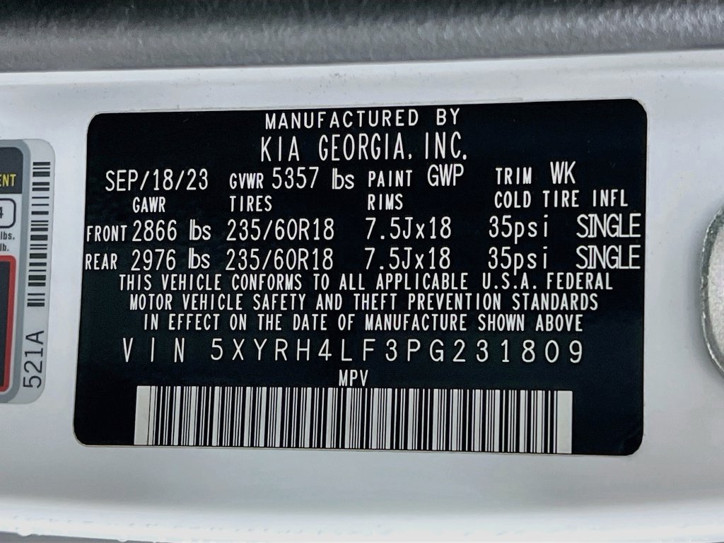 Certified 2023 Kia Sorento EX w/ Panoramic Sunroof Package FWD image 14