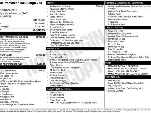 New 2025 RAM ProMaster 1500 w/ Quick Order Package 22G SLT image 25