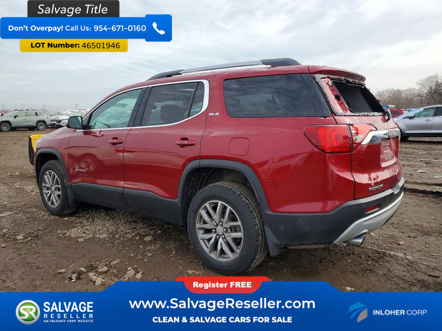 Used 2019 GMC Acadia SLE w/ Driver Alert Package I FWD image 3