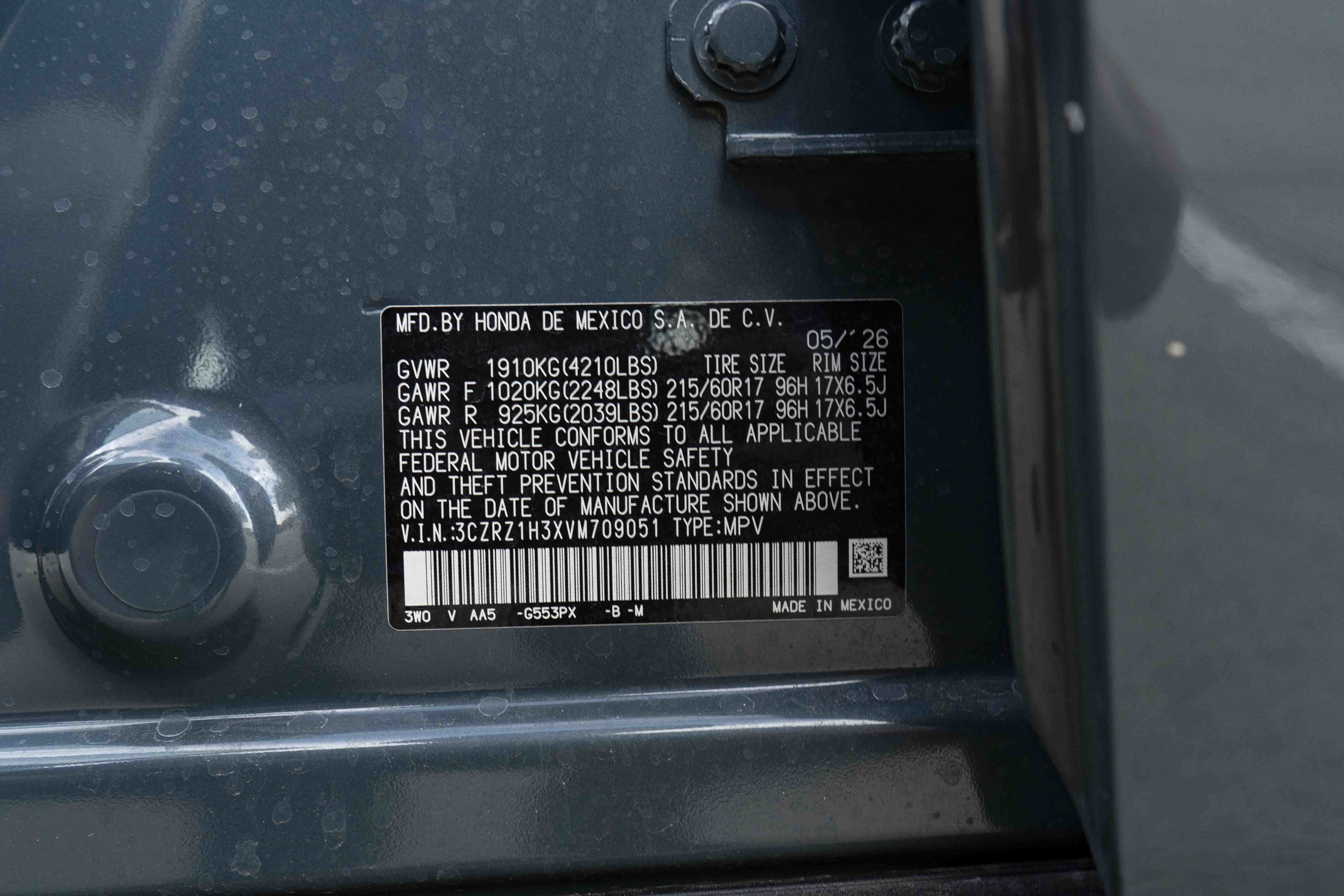 Used 2027 Honda HR-V LX image 45