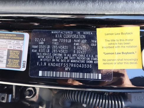 Used 2024 Kia EV9 GT-Line AWD/4WD image 38
