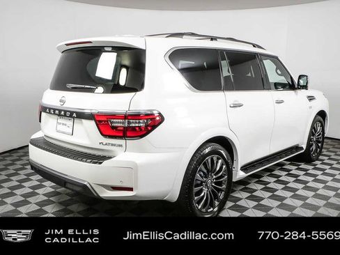 Used 2022 Nissan Armada Platinum w/ Captain's Chairs Package RWD image 3