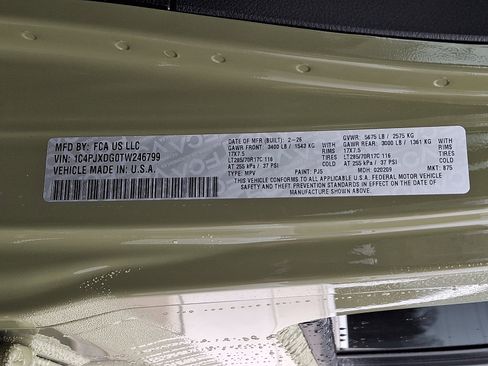 New 2026 Jeep Wrangler Unlimited Sport image 16