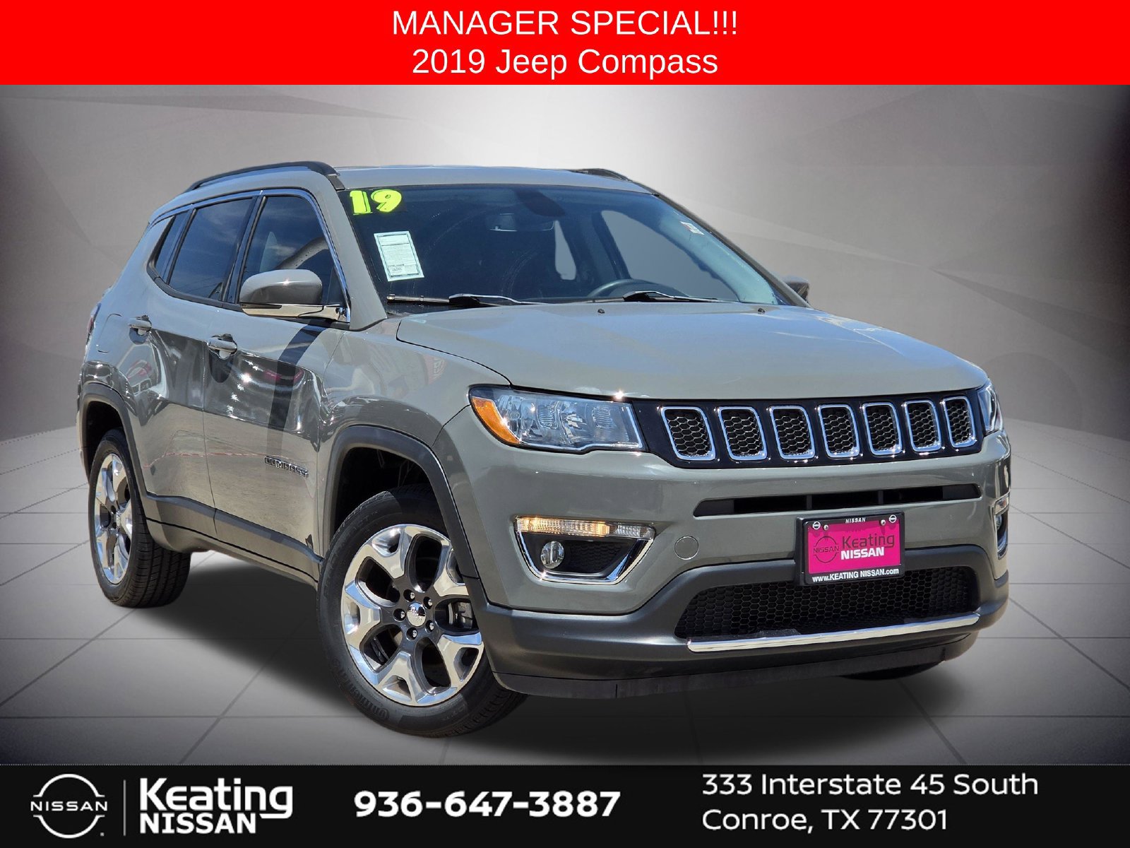 Used 2019 Jeep Compass Limited AWD/4WD image 1
