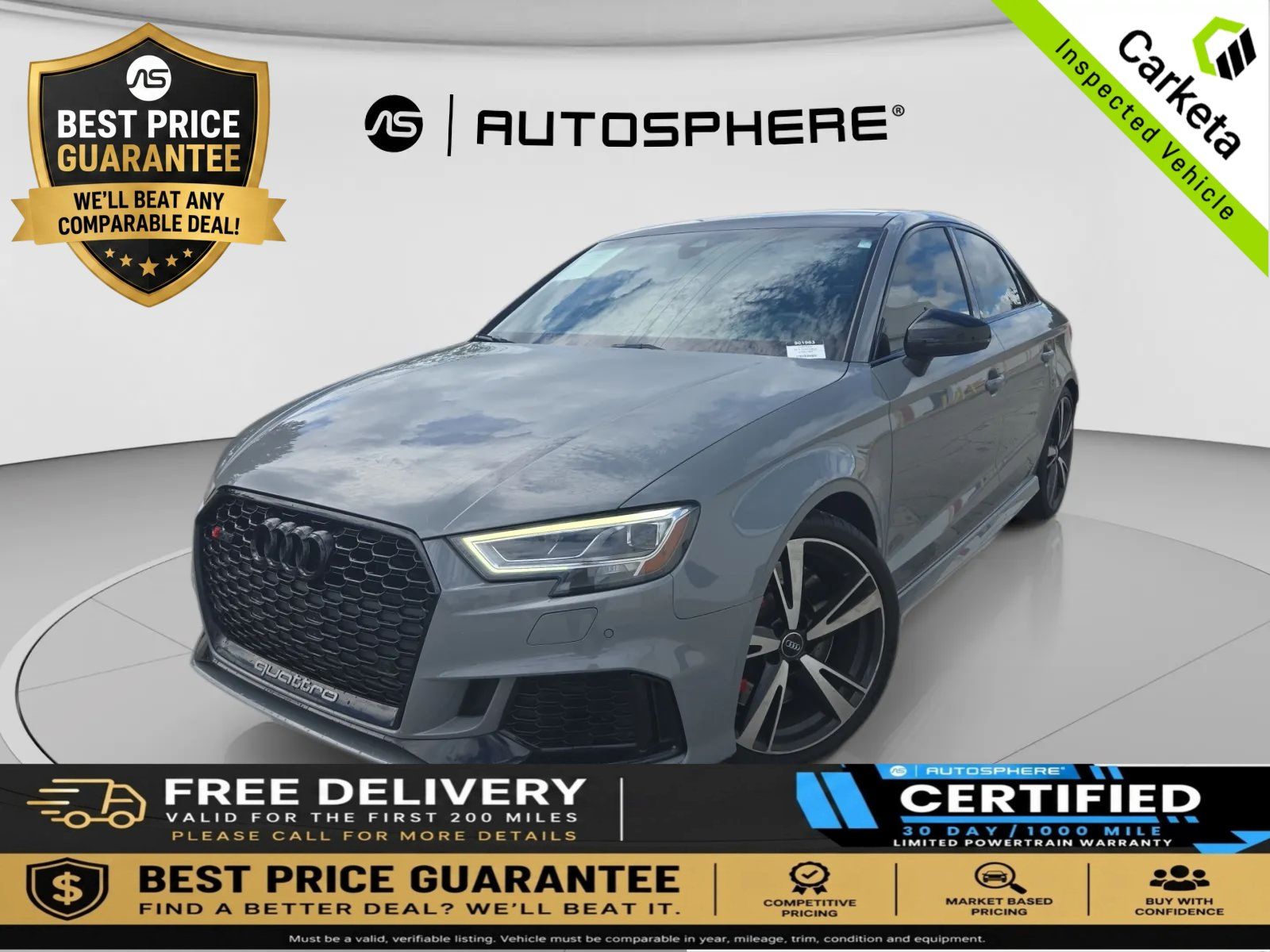 Used 2020 Audi RS 3 AWD/4WD image 1