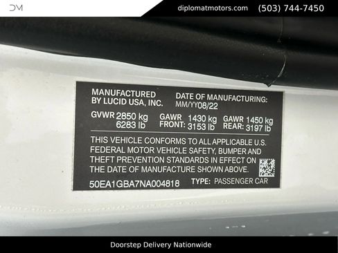 Used 2022 Lucid Air Grand Touring image 46