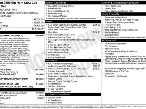 Used 2023 RAM 2500 Big Horn w/ Level B Equipment Group AWD/4WD image 2