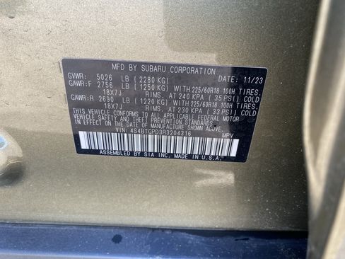 Used 2024 Subaru Outback Touring XT image 31