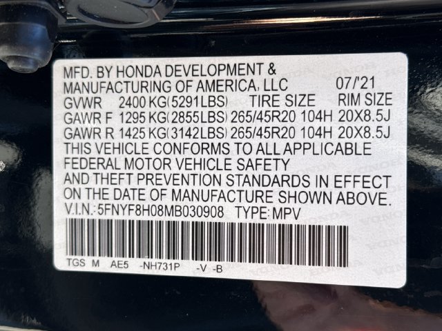 Used 2021 Honda Passport Elite image 19