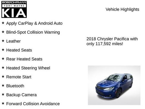 Used 2018 Chrysler Pacifica Touring-L Plus w/ Advanced Safetytec Group FWD image 8