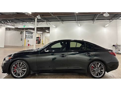 Used 2023 INFINITI Q50 Red Sport 400 w/ Black Opal Edition RWD image 8