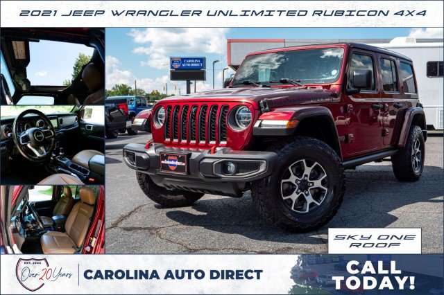 Used 2021 Jeep Wrangler Unlimited Rubicon AWD/4WD image 1