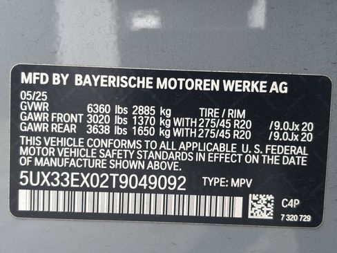 Used 2026 BMW X6 xDrive40i AWD/4WD image 7