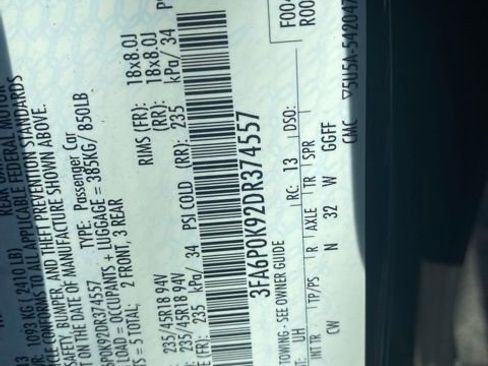 Used 2013 Ford Fusion Titanium image 7