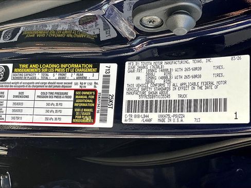 New 2026 Toyota Tundra 1794 Edition AWD/4WD image 21
