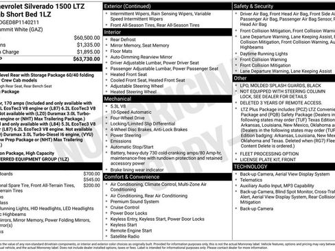 Used 2023 Chevrolet Silverado 1500 LTZ AWD/4WD image 48
