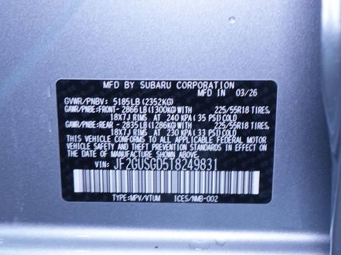 New 2026 Subaru Crosstrek 2.5i Sport AWD/4WD image 40