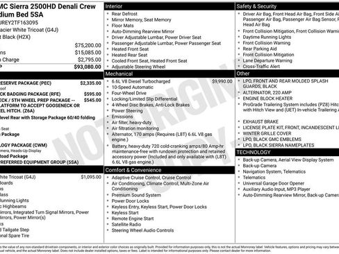 New 2026 GMC Sierra 2500 Denali w/ Denali Reserve Package image 46