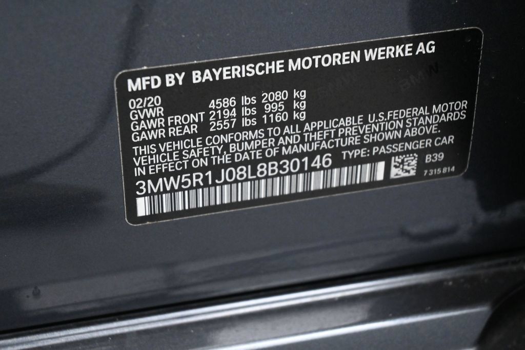 Used 2020 BMW 330i Sedan w/ Convenience Package RWD image 17