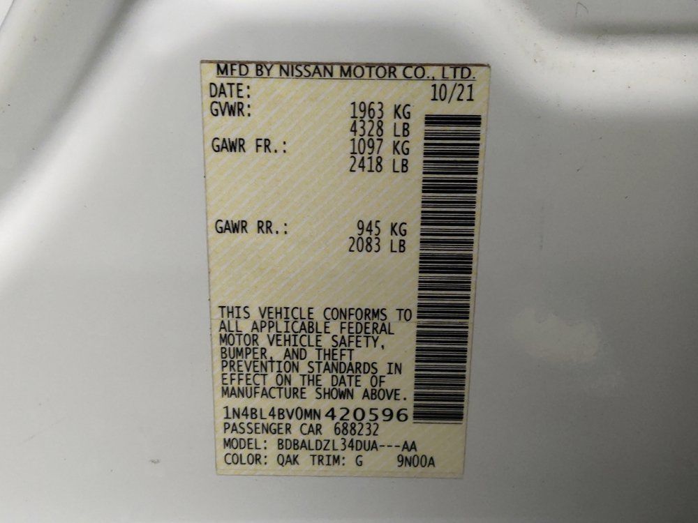 Used 2021 Nissan Altima 2.5 S FWD image 29