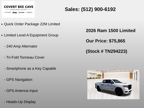 New 2026 RAM 1500 Limited AWD/4WD image 7