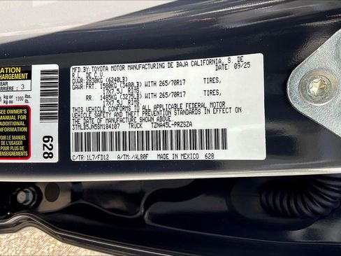 New 2025 Toyota Tacoma TRD Off-Road image 17