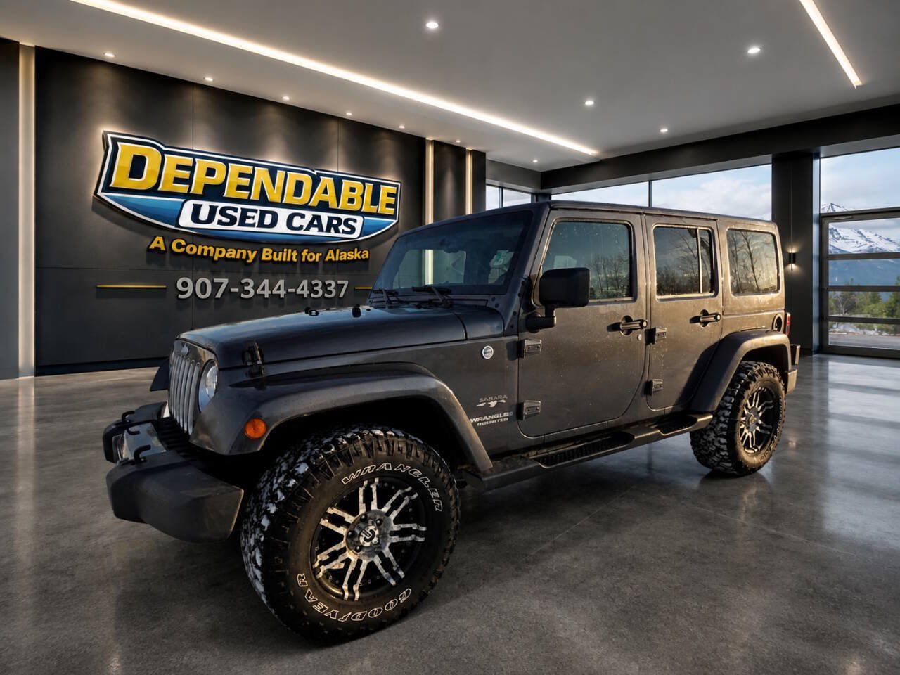 Used 2017 Jeep Wrangler Unlimited Sahara w/ Connectivity Group AWD/4WD image 1