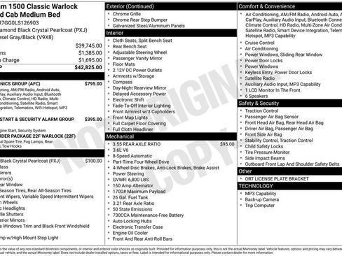 Used 2020 RAM 1500 Classic Warlock w/ Electronics Group image 5