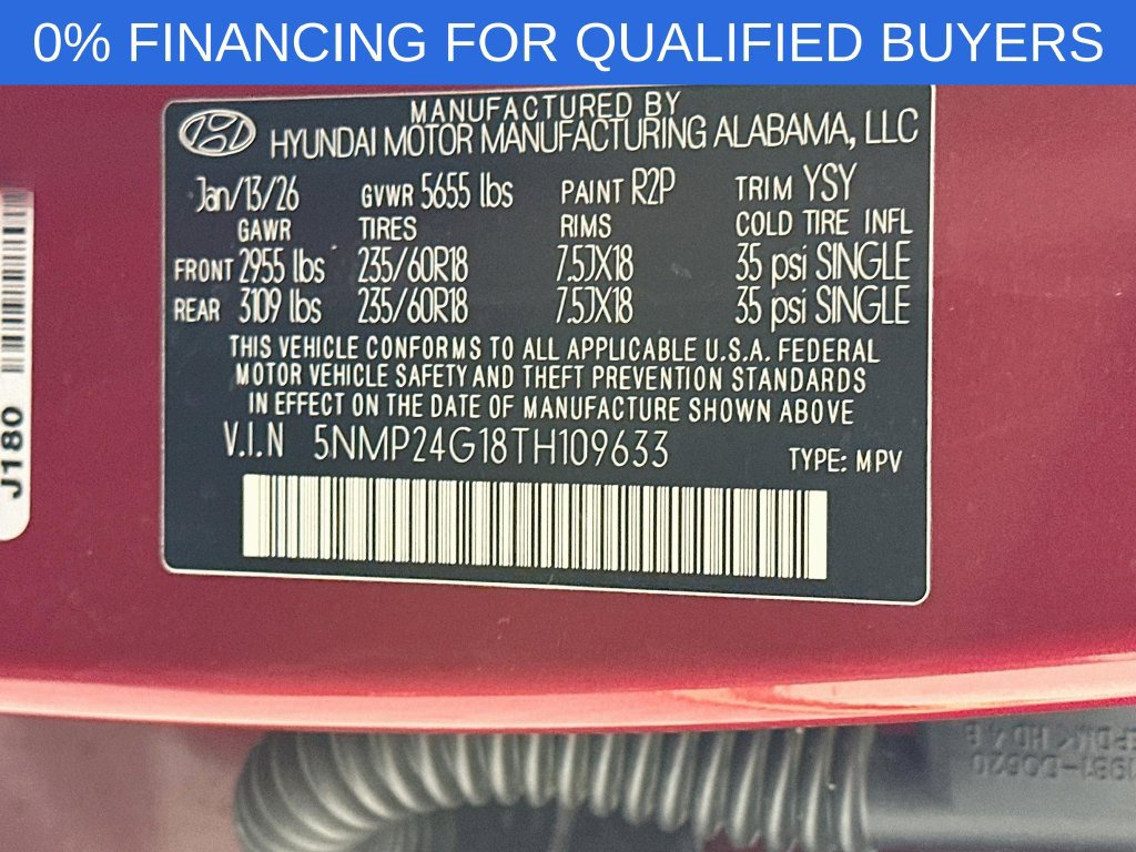 Certified 2026 Hyundai Santa Fe SEL FWD image 29