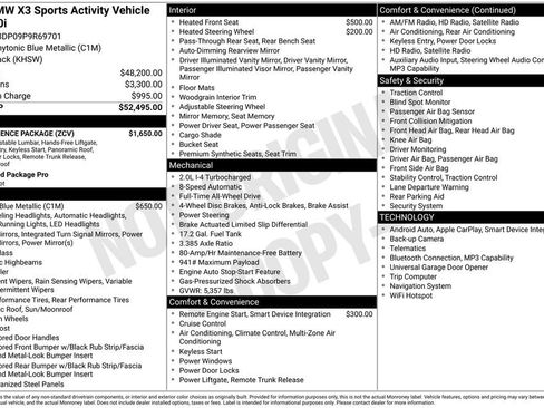 Used 2023 BMW X3 xDrive30i w/ Convenience Package image 40