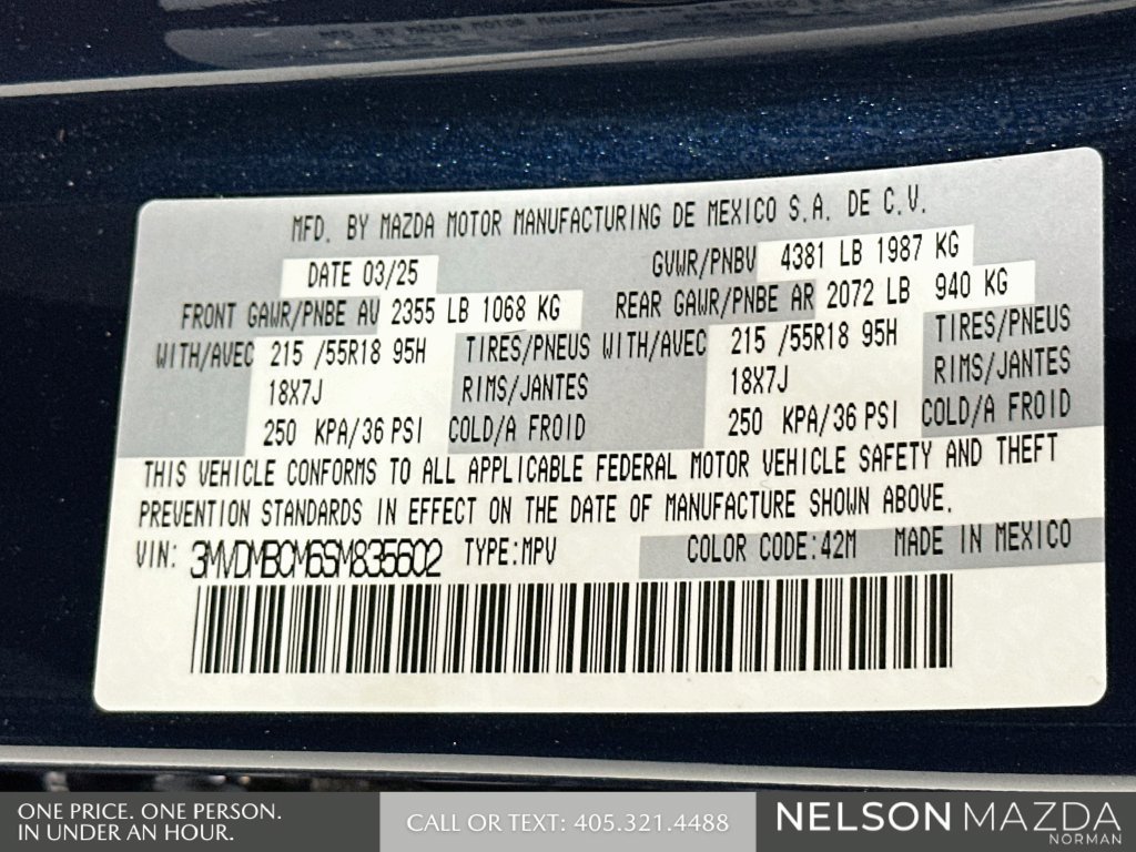 Certified 2025 MAZDA CX-30 AWD 2.5 S w/ Preferred Package image 33