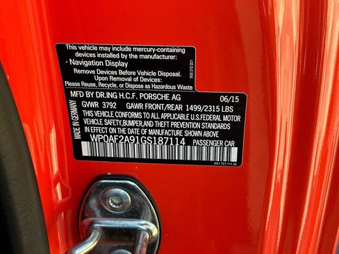 Certified 2016 Porsche 911 GT3 RS image 28