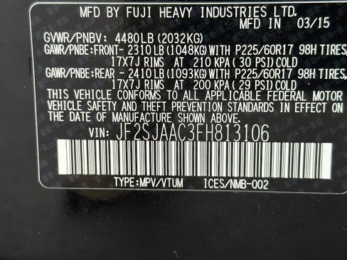 Used 2015 Subaru Forester 2.5i image 38