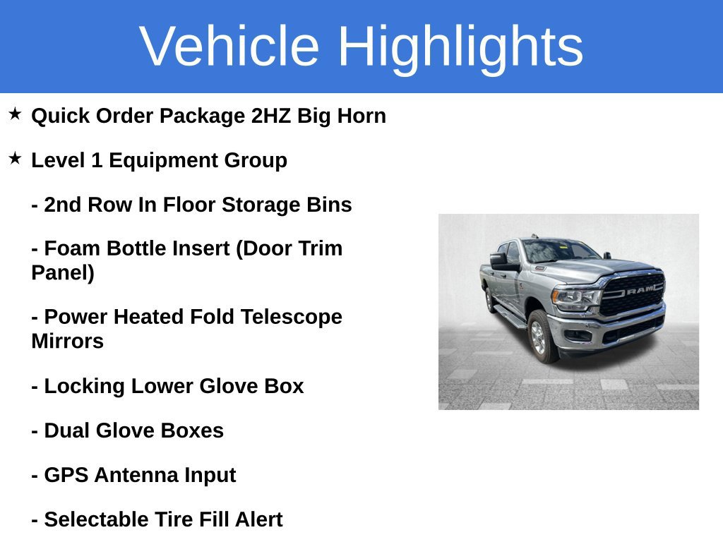 Used 2024 RAM 2500 Big Horn AWD/4WD image 3