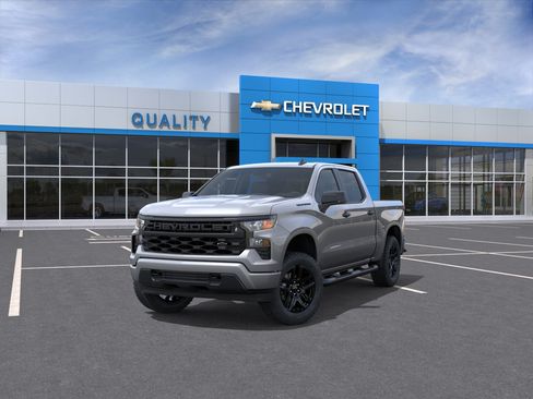 New 2026 Chevrolet Silverado 1500 Custom w/ Turbomax Blackout Package RWD image 8