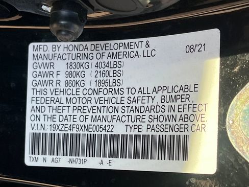 Used 2022 Honda Insight Touring image 28