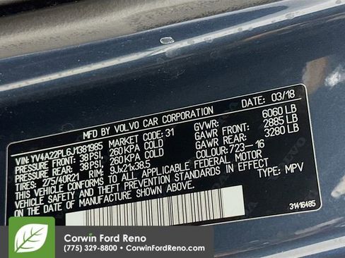 Used 2018 Volvo XC90 T6 Inscription w/ Convenience Package image 34