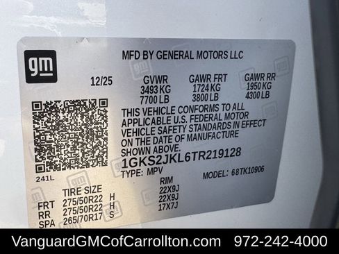 New 2026 GMC Yukon XL Denali w/ Sun & Power Step Package AWD/4WD image 28