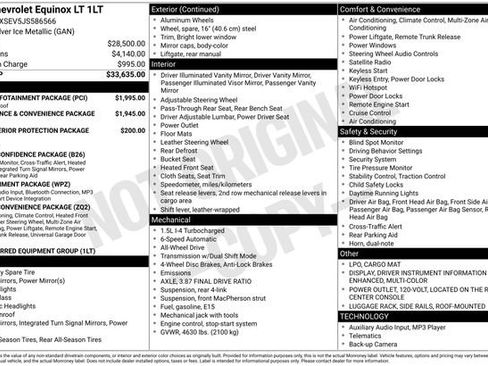 Used 2018 Chevrolet Equinox LT w/ Sun & Infotainment Package image 4